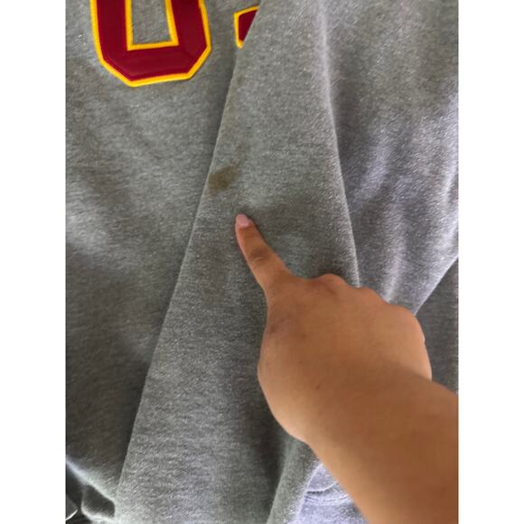 USC Southern‎ California Gray Crewneck Sweatshirt Collegiate Varsity Women Small - Picture 3 of 4